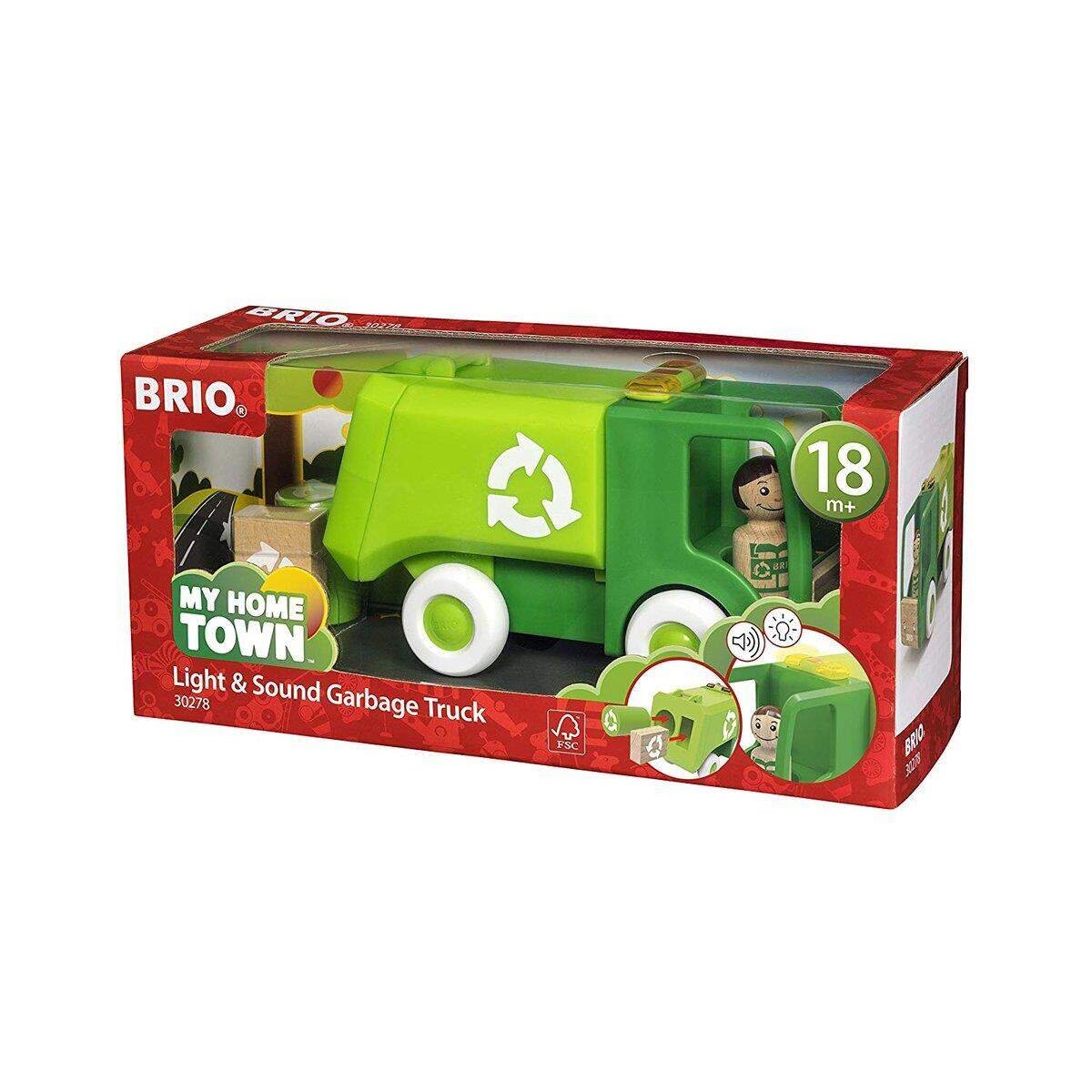 BRIO Müllwagen mit Licht und Sound
