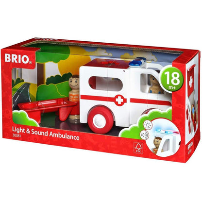 BRIO My Home Town Krankenwagen mit Licht und Sound