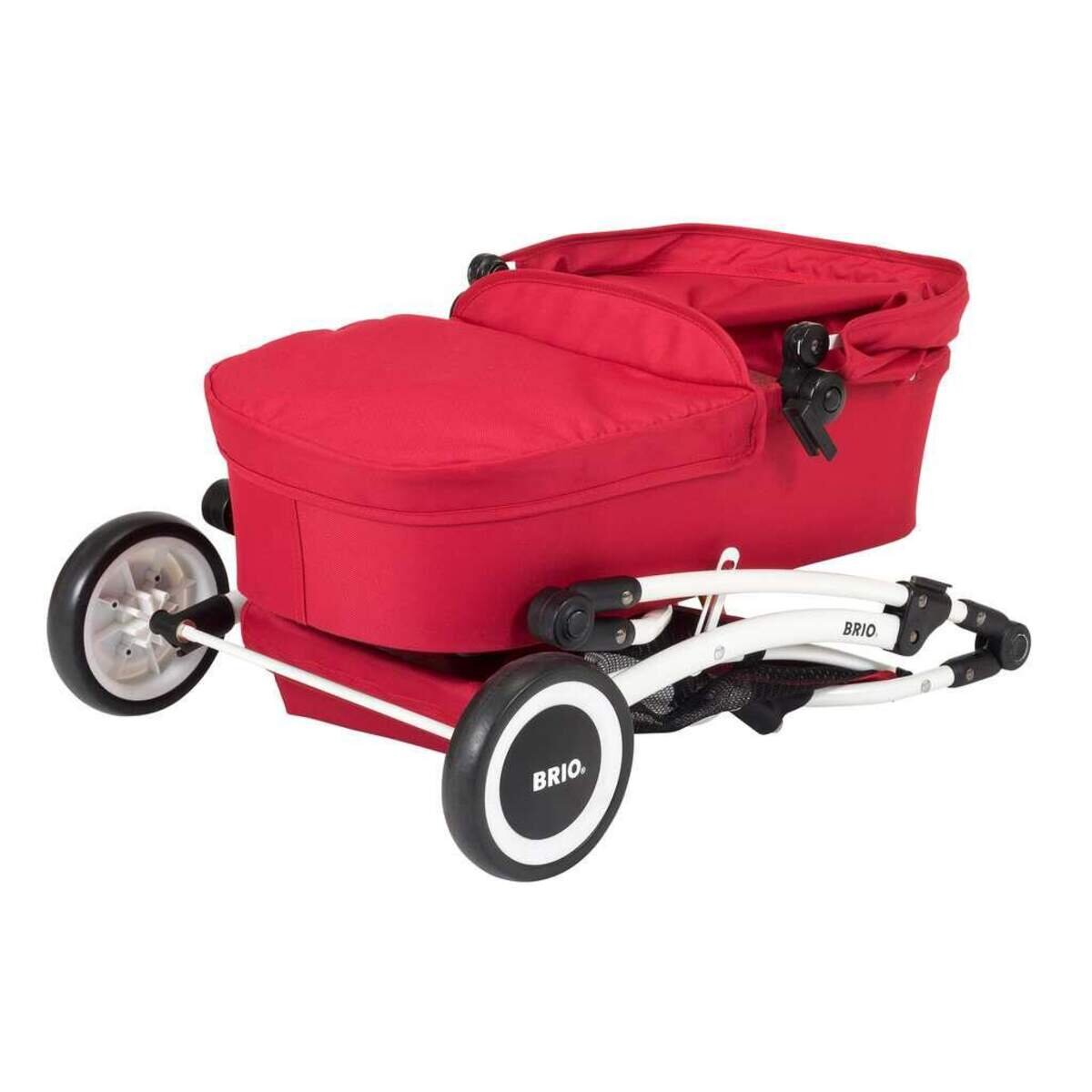 BRIO Puppenwagen Spin rot m.Schwenkräder