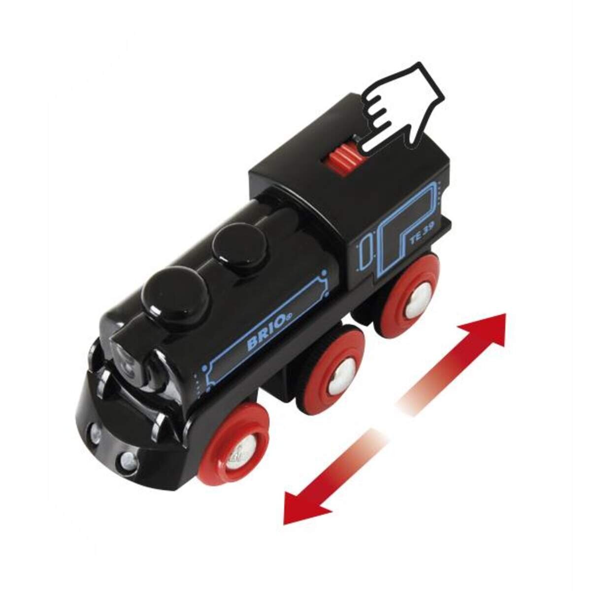 BRIO Schwarze Akku-Lok mit Mini-USB