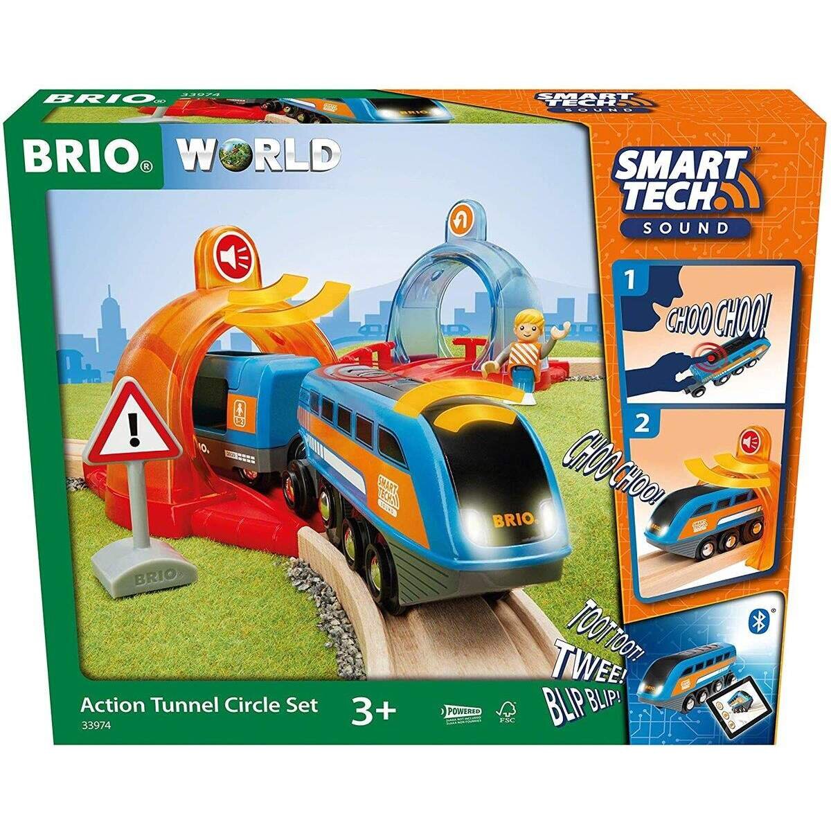BRIO Smart Tech Sound Action Tunnel Circle Set
