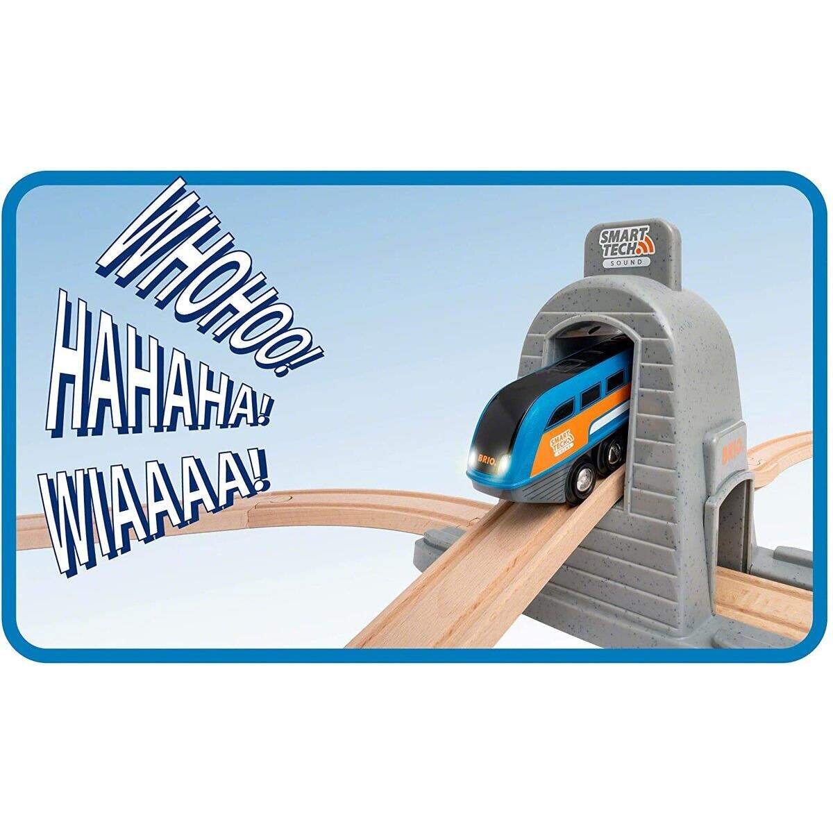 BRIO Smart Tech Sound Action Tunnel Reisezug Set