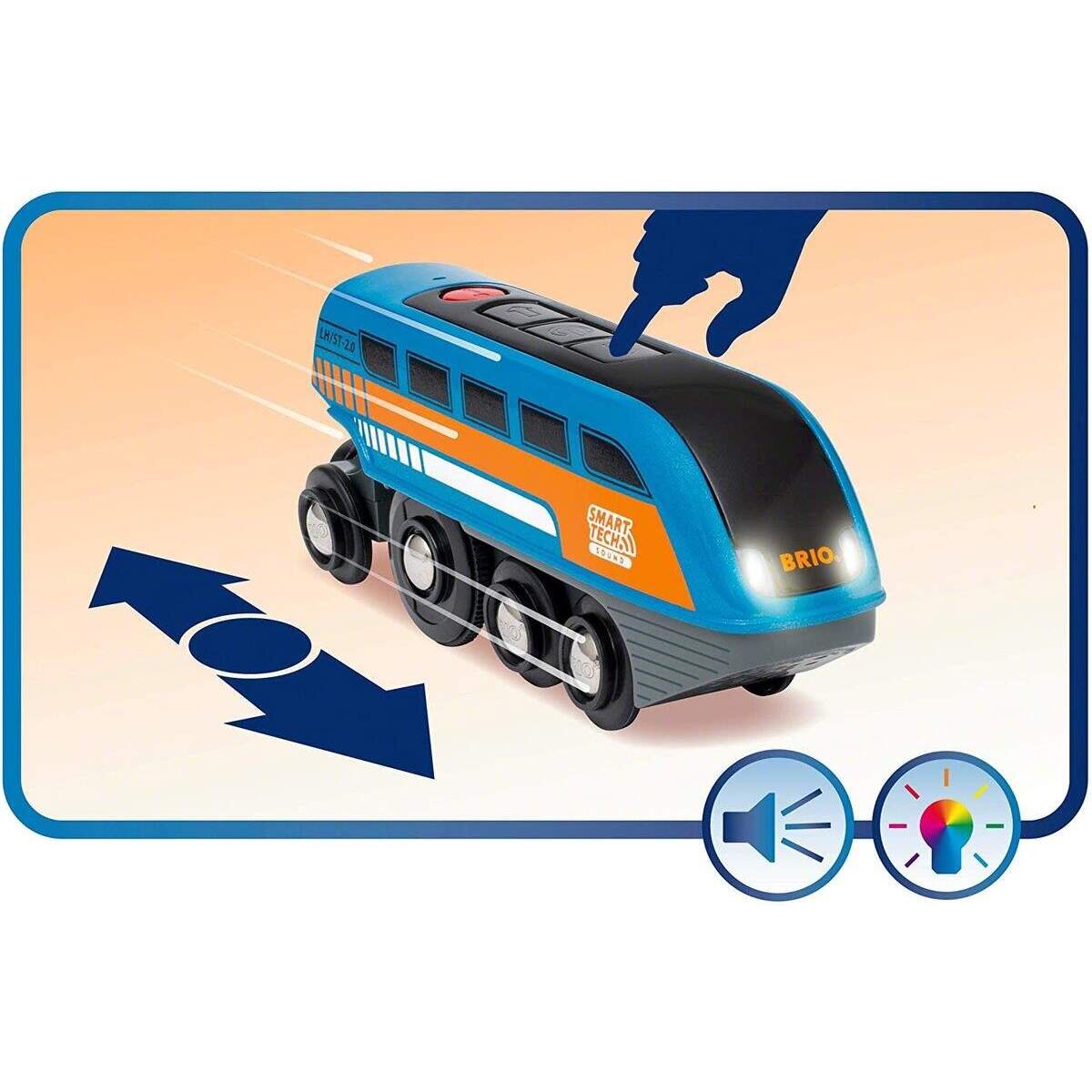 BRIO Smart Tech Sound Action Tunnel Reisezug Set