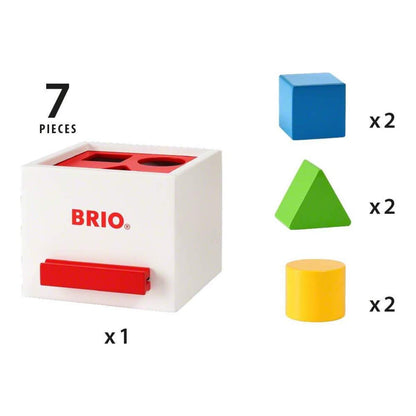 BRIO Sortierbox weiß