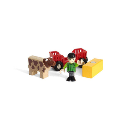 BRIO Spielpäckchen Bauer mit Kuh