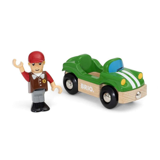 BRIO Sportwagen mit Fahrer  D