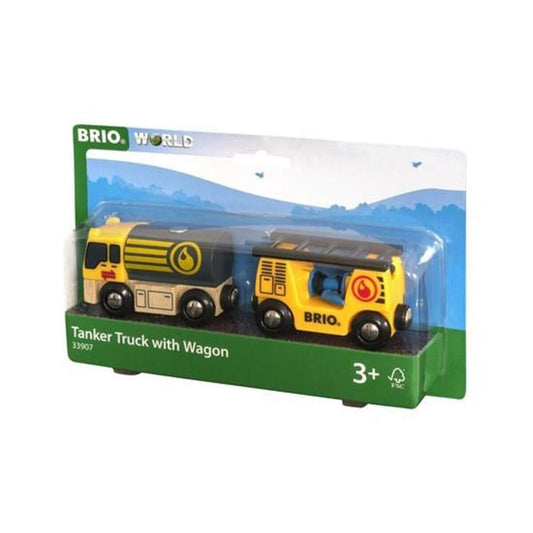 BRIO Tankwagen mit Anhänger