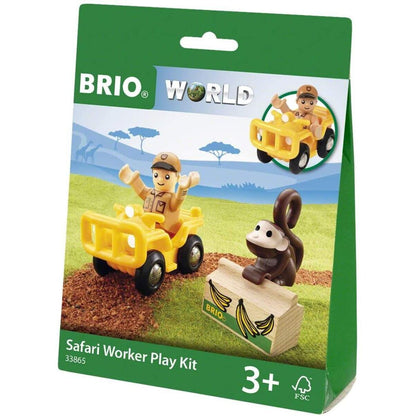 BRIO World - Spielpäckchen Safari Spielset Holzeisenbahn