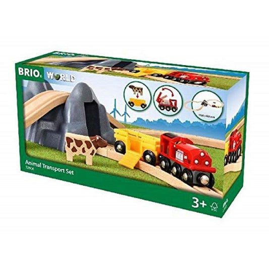 BRIO World Bahn Acht Tunnel Set mit Kuhwagen