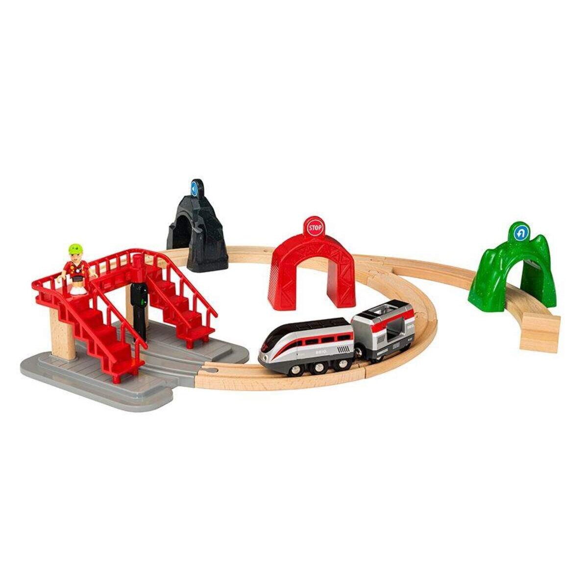 BRIO World Bahn Großes Smart Tech Reisezug Set