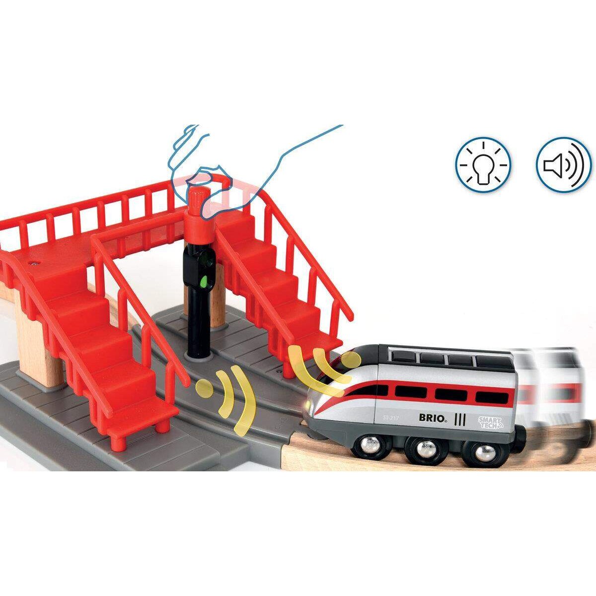 BRIO World Bahn Großes Smart Tech Reisezug Set
