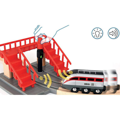 BRIO World Bahn Großes Smart Tech Reisezug Set