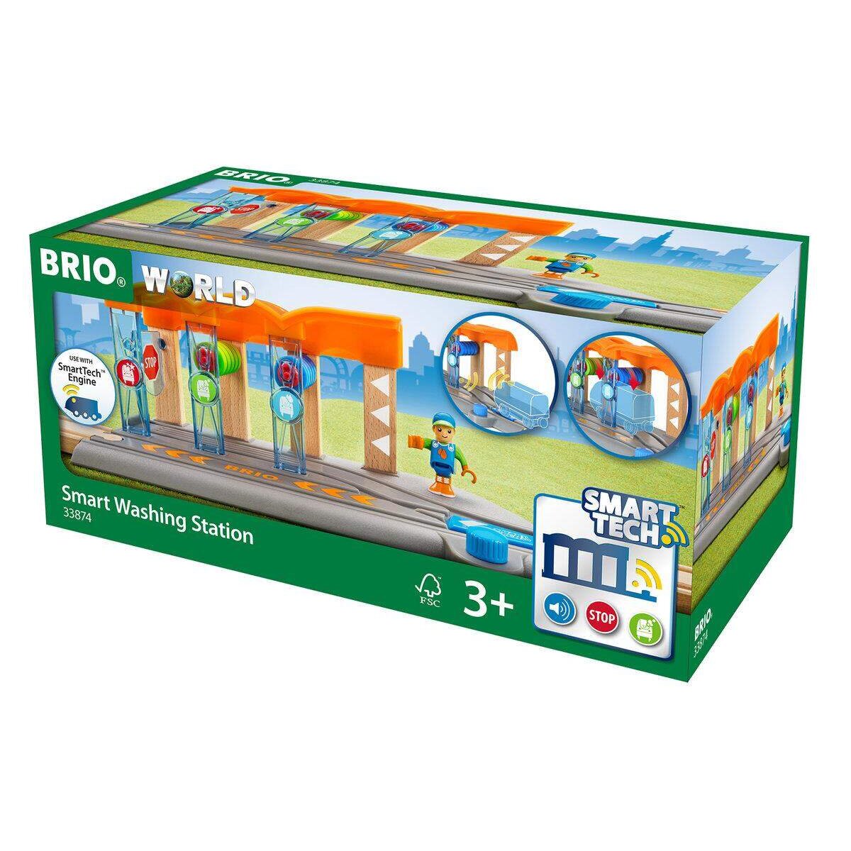 BRIO World Bahn Smart Tech Waschanlage für Züge