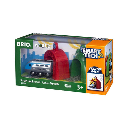 BRIO World Smart Tech Zug mit Actiontunnels