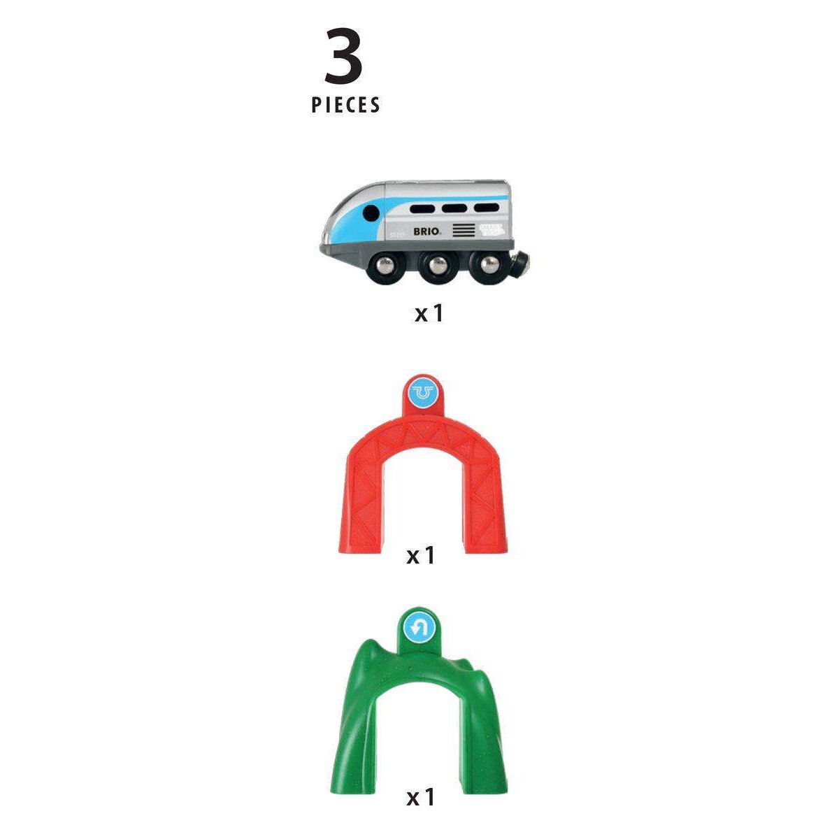 BRIO World Smart Tech Zug mit Actiontunnels