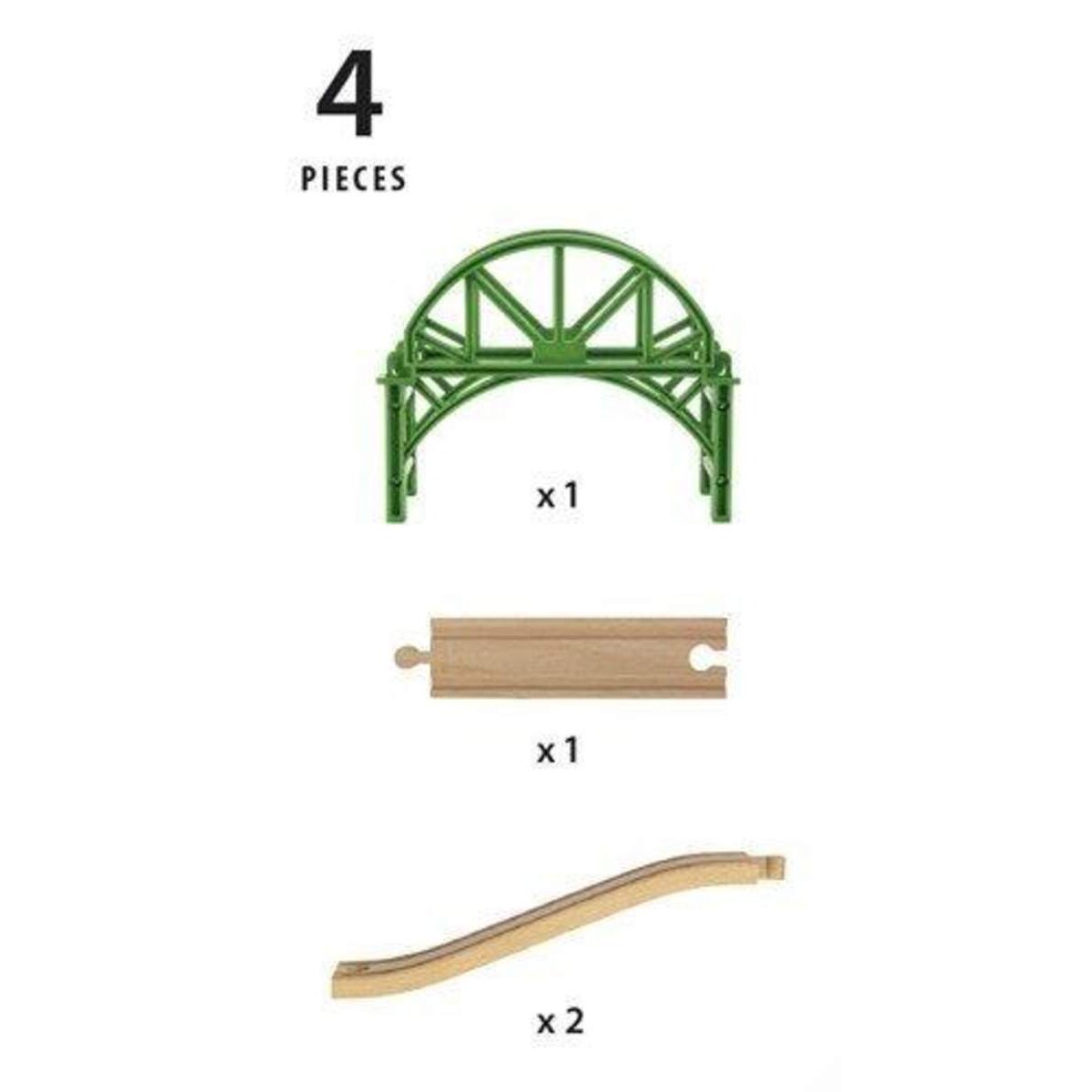 BRIO World Stapelbrücke mit Rampen