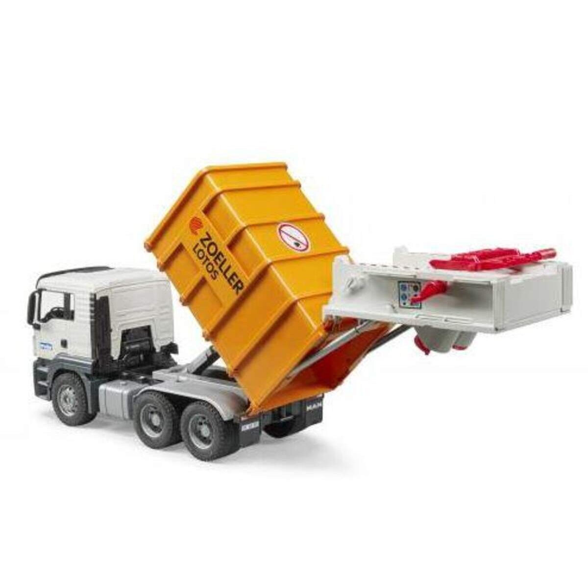 BRUDER® 3762 MAN TGS Müll-LKW Hecklader orange