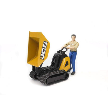 BRUDER® 62004 JCB Dumpster HTD-5 und Bauarbeiter