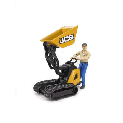 BRUDER® 62004 JCB Dumpster HTD-5 und Bauarbeiter