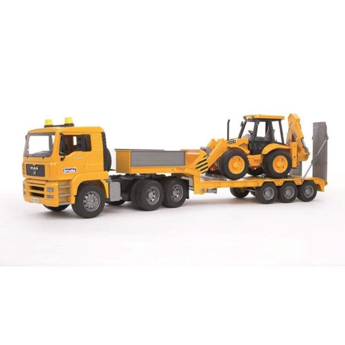BRUDER® 2776 Man Tieflader M.Jbc Baggerlader