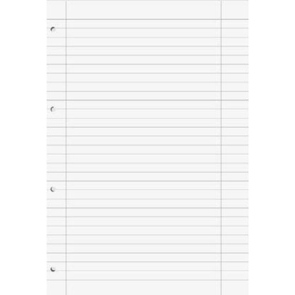 BRUNNEN Collegeblock Student A4, 80 Blatt, gelocht, Lineatur 27