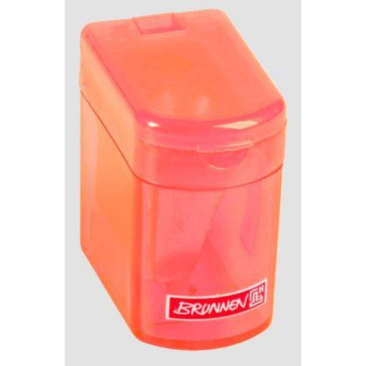 BRUNNEN Dosenspitzer „Klicki“ neonrot
