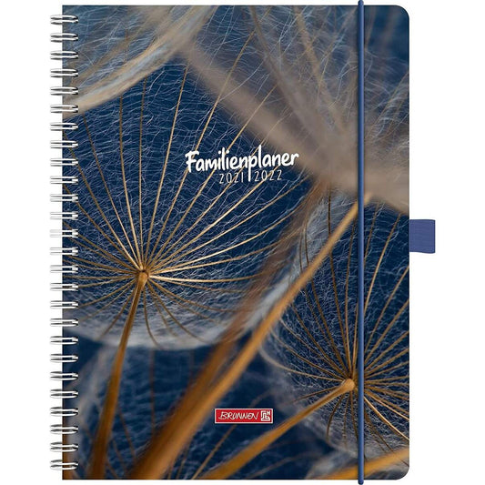 BRUNNEN Familienplaner Schülerkalender 2021/2022 Blattgröße 14,8 x 21 cm, Buchgröße 15 x 23 cm
