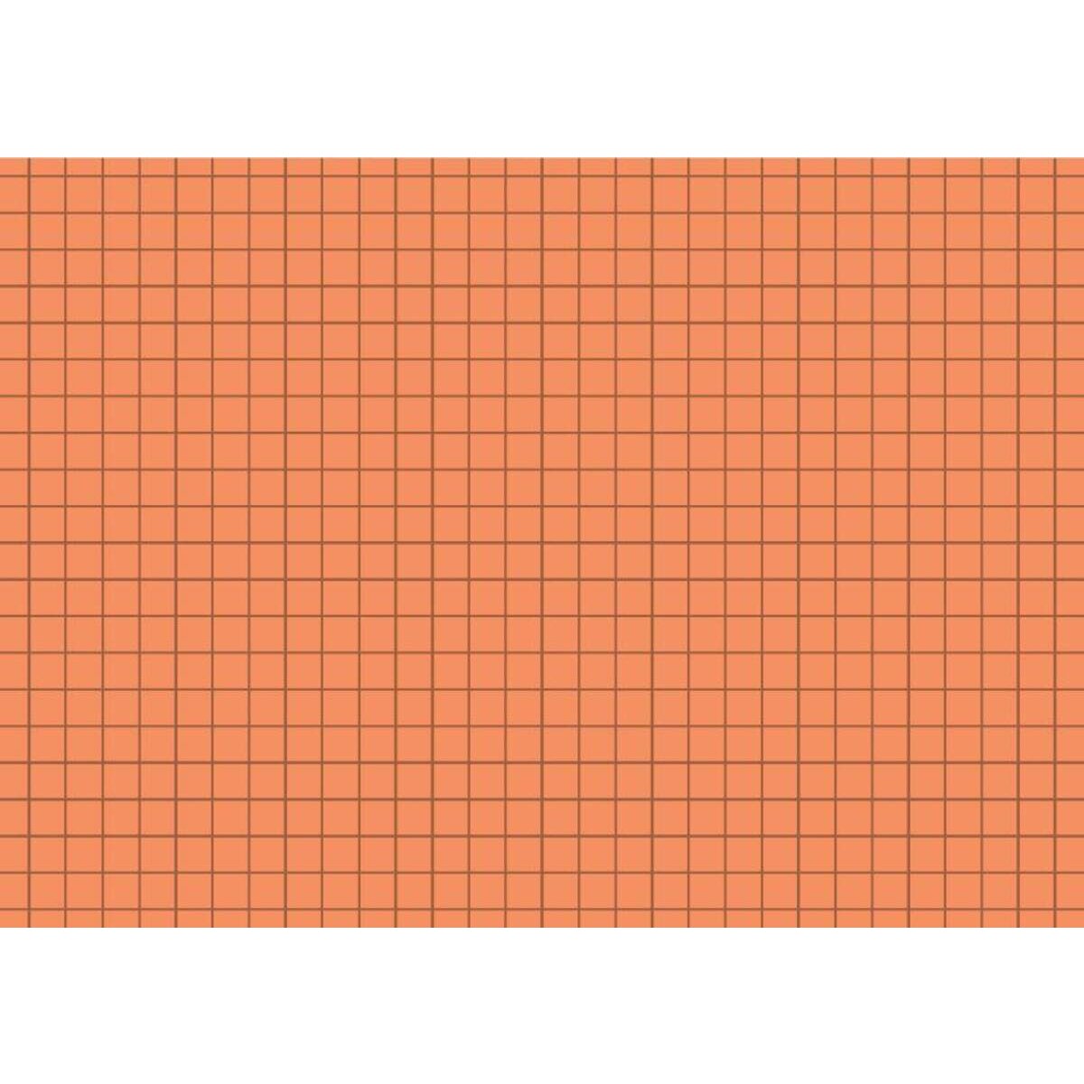 BRUNNEN Karteikarten orange, kariert, A6, 100 Stück