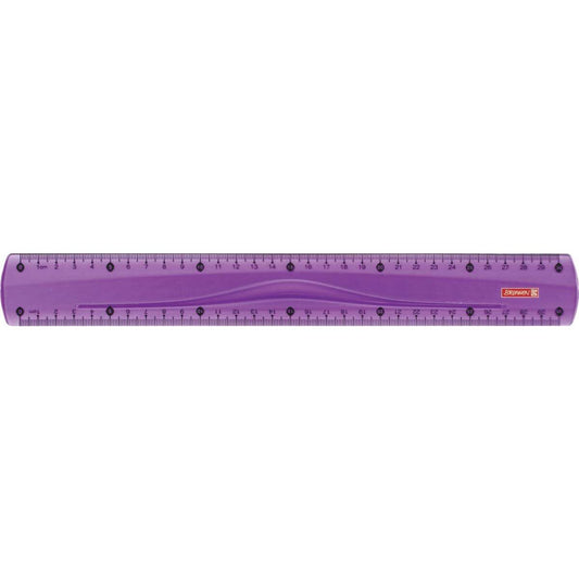 BRUNNEN Lineal Colour Code, purple, 30cm