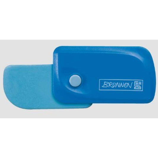 BRUNNEN Radiergummi Colour Code „Klick“ 5,9 x 3,3 x 1,5 cm azur