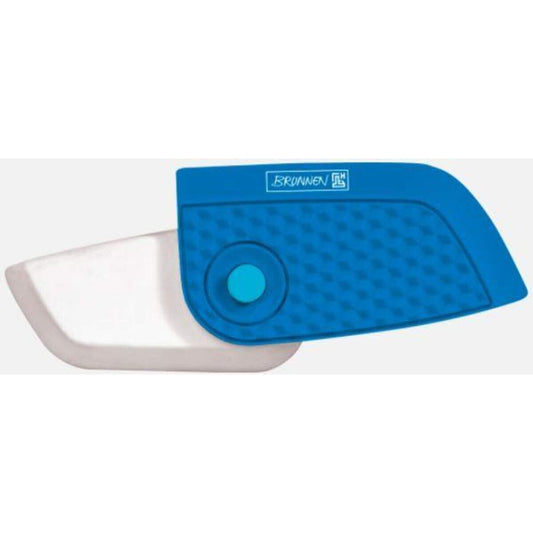 BRUNNEN Radiergummi „Klick“ Colour Code 5,9 x 3,3 x 1,5 cm azur