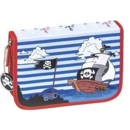 BRUNNEN Schüler-Etui 2 Klappen Pirat, sortiert