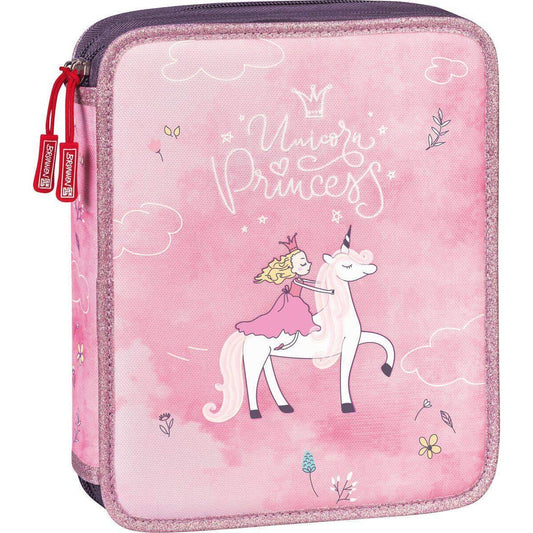 BRUNNEN Schüler-Etui XXL Unicorn Princess, gefüllt
