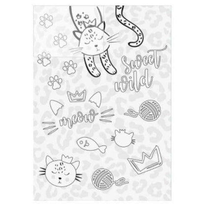 BRUNNEN Zeichenblock Katze - Sweet Wild Cat, DIN A3