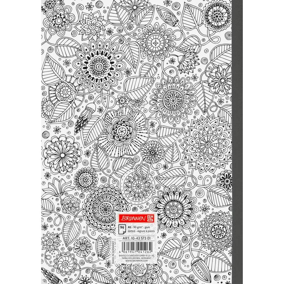BRUNNEN ZENart Kladde A5, 96 Blatt, dotted