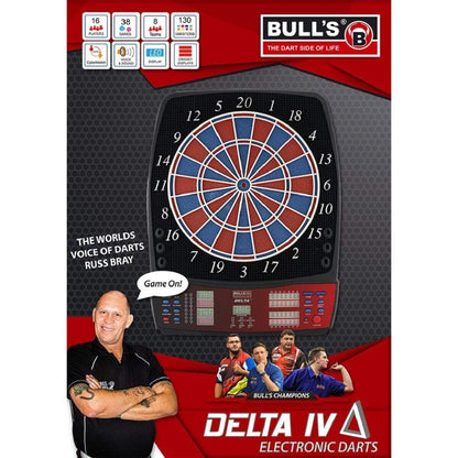 BULL'S Darts Delta IV RB Sound Elektronik Dartboard