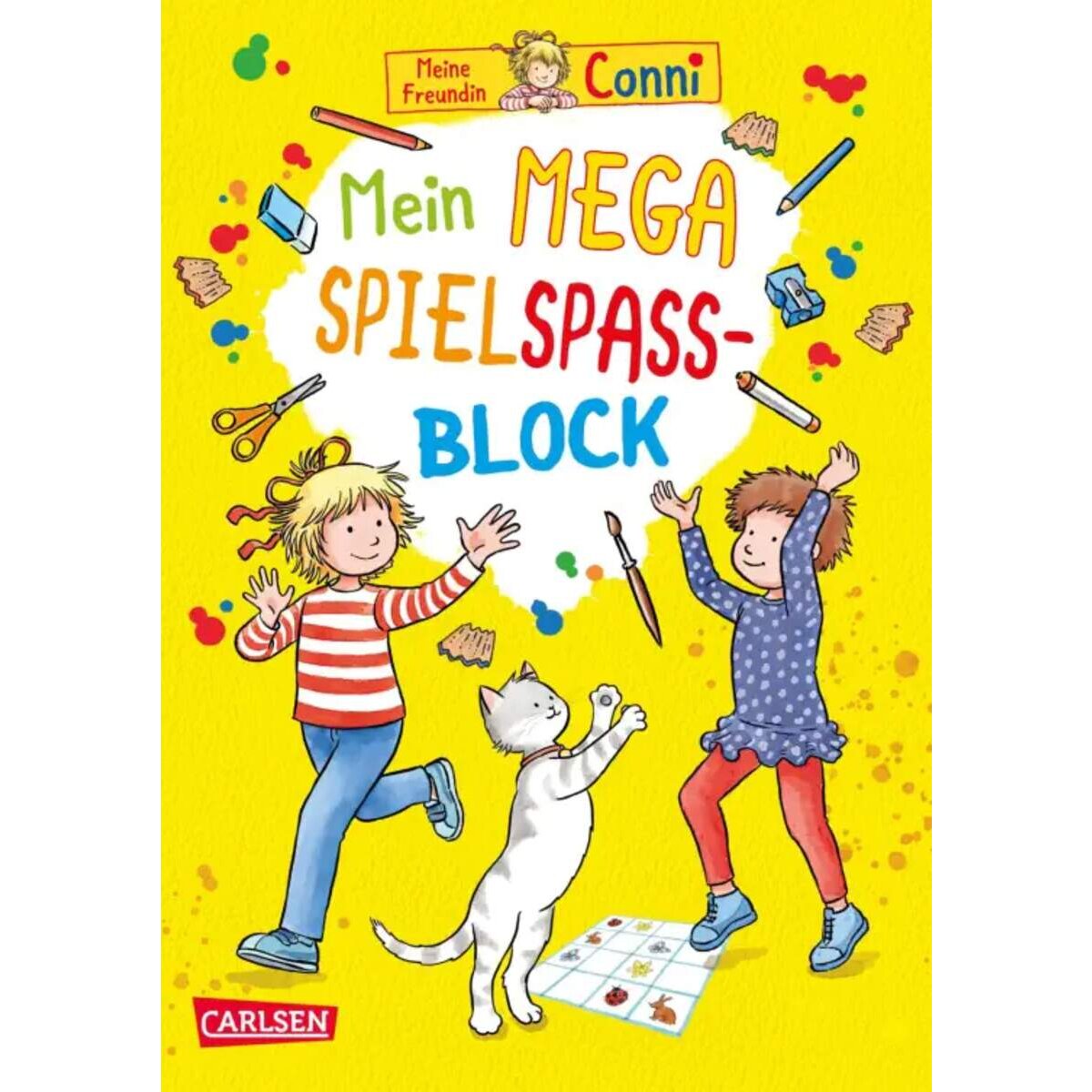 Carlsen Verlag Conni Gelbe Reihe (Beschäftigungsbuch): Mein Mega-Spielspaß-Block