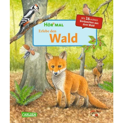 Carlsen Verlag Hör mal - Erlebe den Wald, Soundbuch