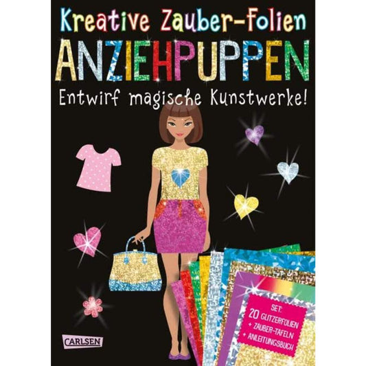 Carlsen Verlag Kreative Zauber Folien - Anziehpuppen Set