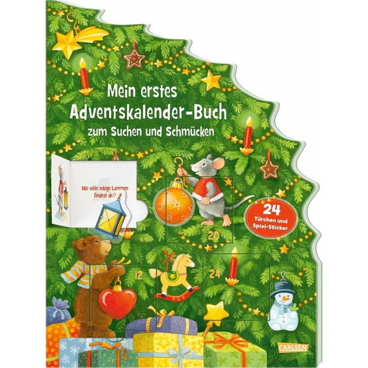 Carlsen Verlag Mein erstes Adventskalender Buch zum Suchen und Schmücken