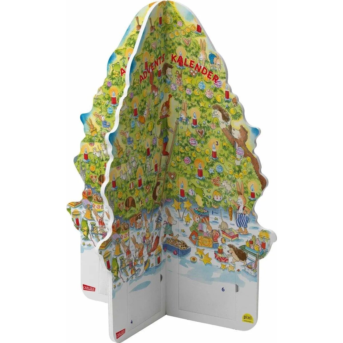 Carlsen Verlag Pixi Adventskalender in Weihnachtsbaumform 2019