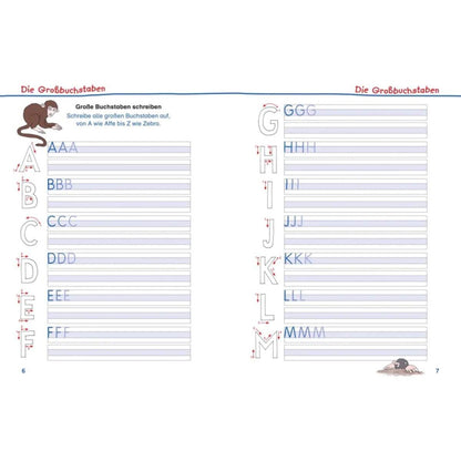 Carlsen Verlag Schlau für die Schule: Mein buntes Sticker-Lernbuch: Buchstaben, Silben, Wörter