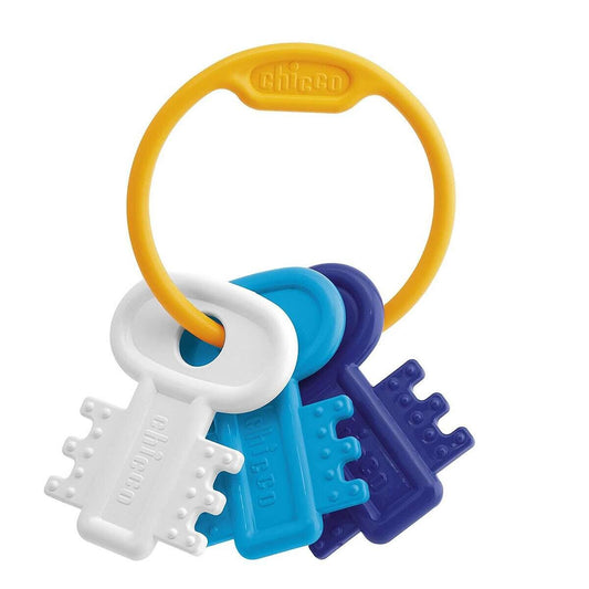 Chicco Schlüsselbeißring, blau