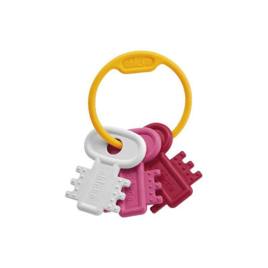 Chicco Schlüsselbeißring, rosa
