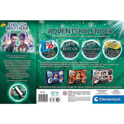 Clementoni Ehrlich Brothers - Adventskalender der Magie 2020