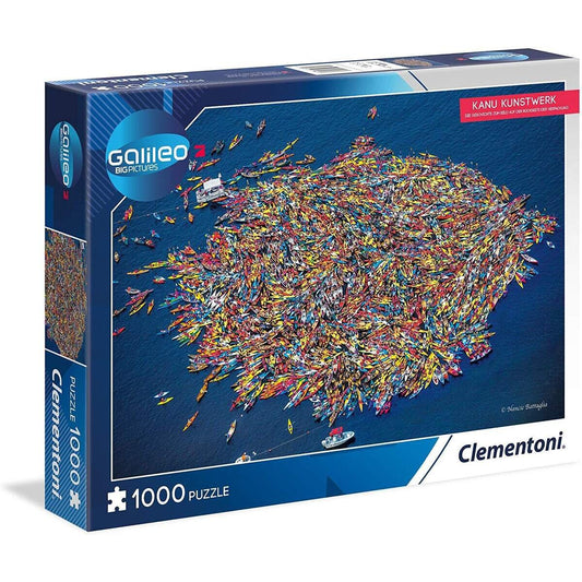 Clementoni Galileo Big Pictures Kanu Kunstwerk, 1000 Teile