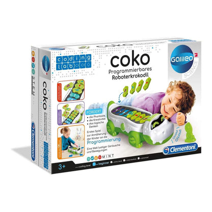 Clementoni Galileo Coding Lab Coco programmierbares Roboter-Krokodil