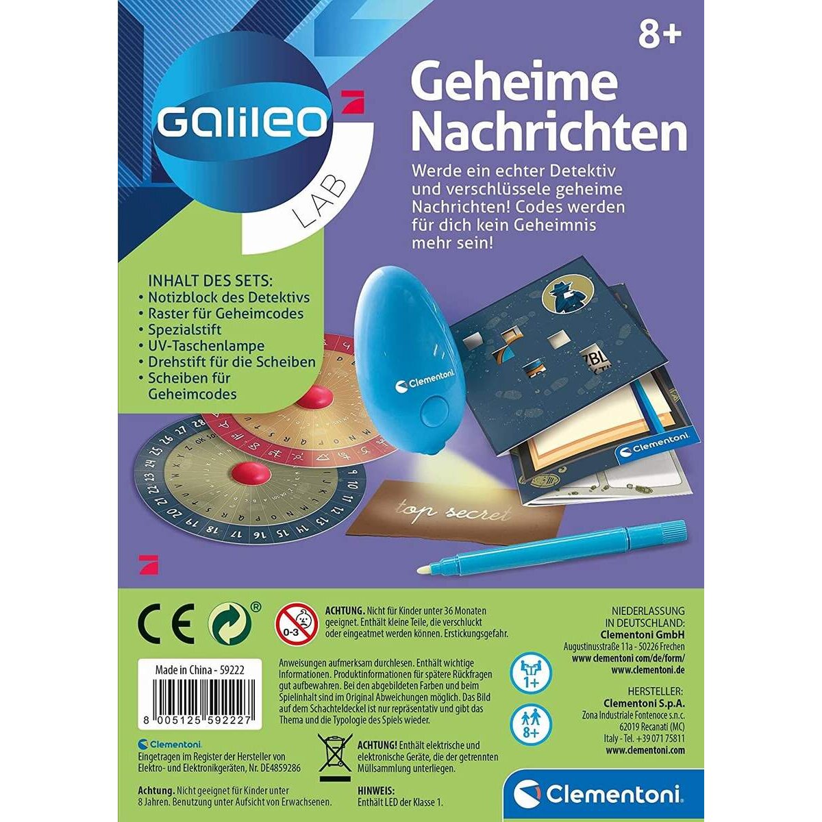 Clementoni Galileo geheime Nachrichten