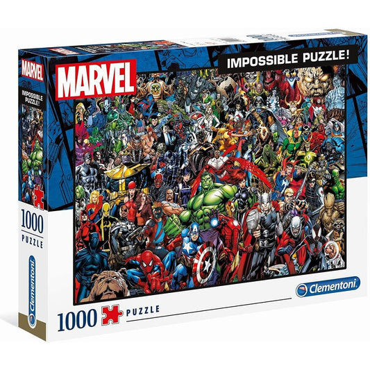 Clementoni Impossible Puzzle - Marvel Universe, 1000 Teile