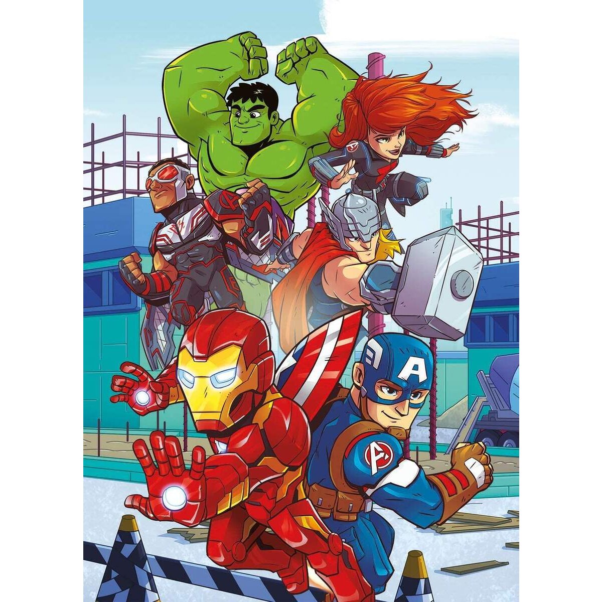 Clementoni Play for Future - Marvel Superhelden, 2 x 20 Teile